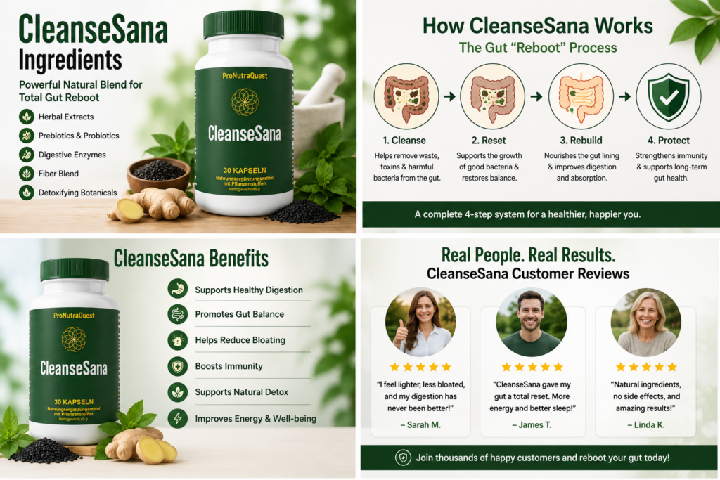 CleanseSana Natural Ingredients