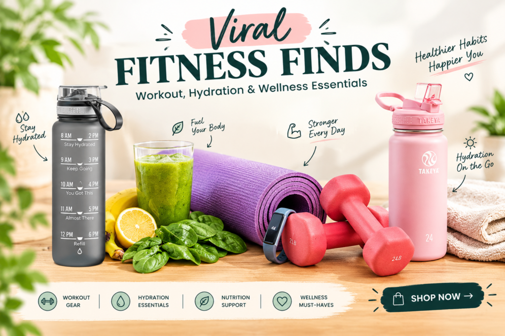Viral fitness finds for workout, hydration and wellness