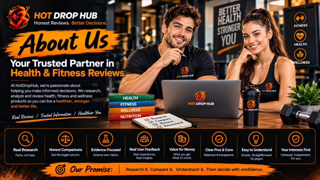 About Hot Drop Hub honest health and fitness reviews