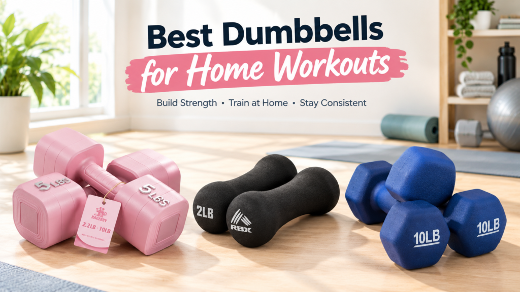Amazon Basics Neoprene Dumbbell Hand Weights for Exercise and Muscle Toning