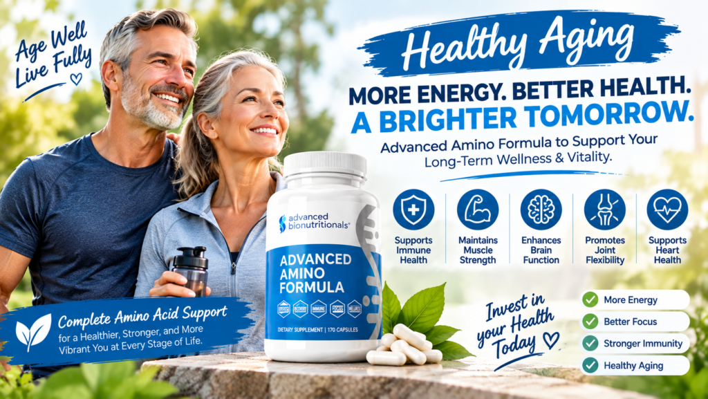 Advanced Amino Formula healthy aging